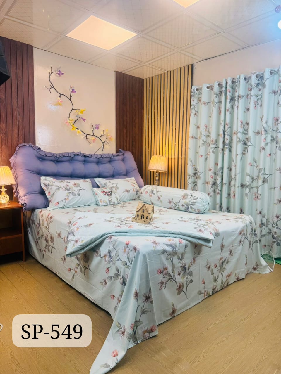 প্রিমিয়াম কোয়ালিটি এসি কাঁথা সেট / Premium Quality AC Katha & Bedsheet Combo Set SP-549KB